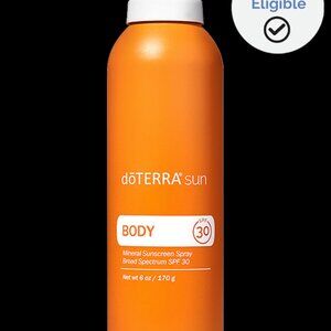 NEW DoTerra Sun Body Mineral Sunscreen Spray SPF 30 6oz - Sealed